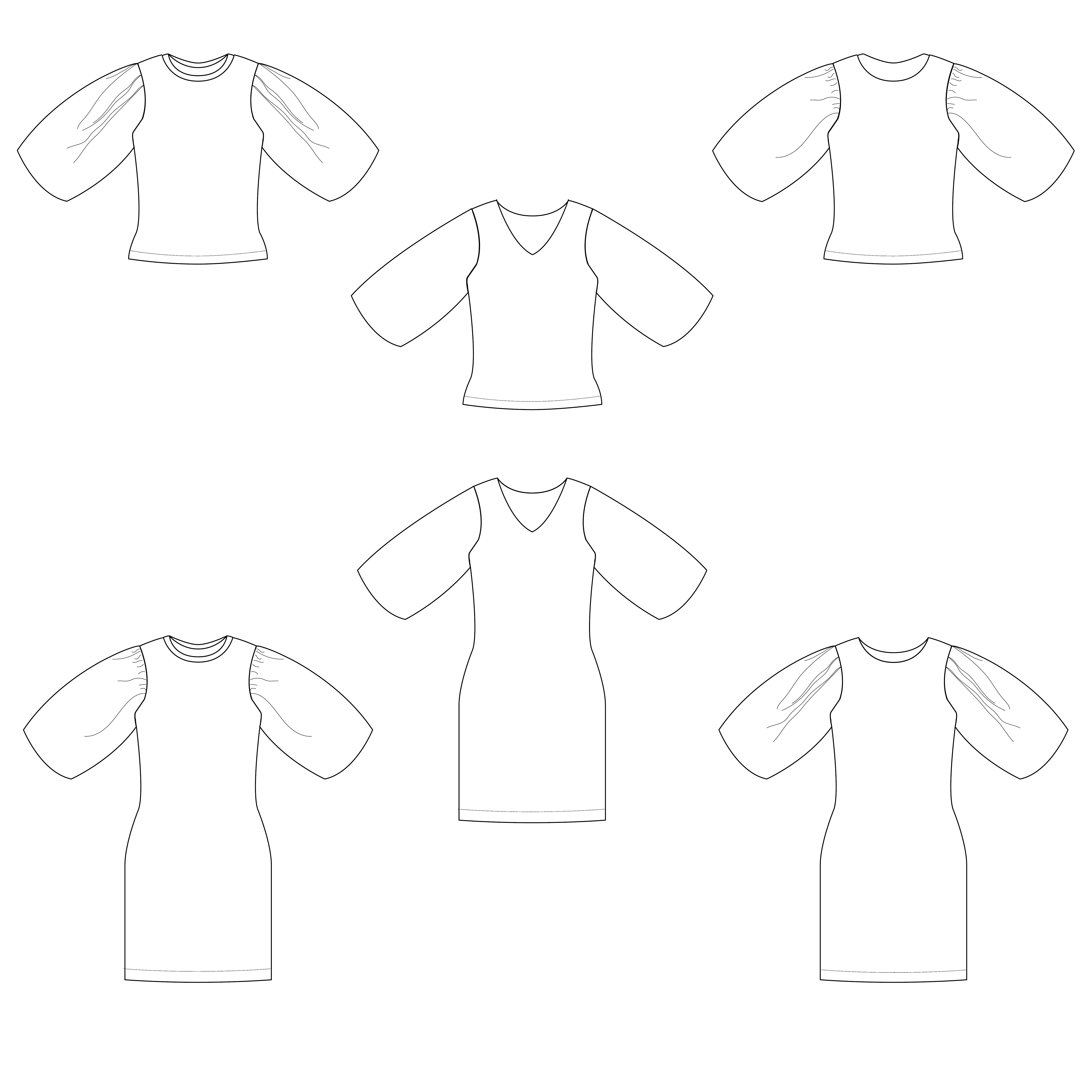 Patroon jurk en top voor dames & tieners 'Gaëlle' van Bel' Etoile